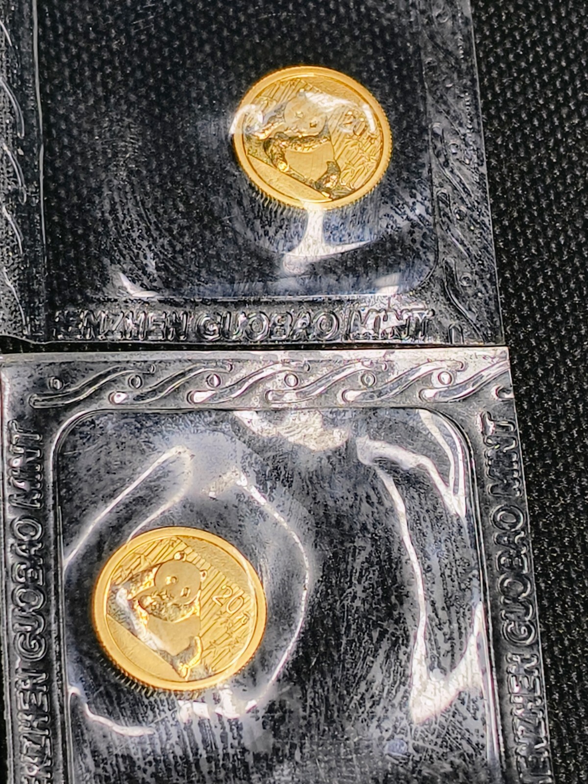 1/20 Oz Solid 24ct Gold Panda Coins 2015 999.9 Fine Bullion Sealed Mint 20 Yuan