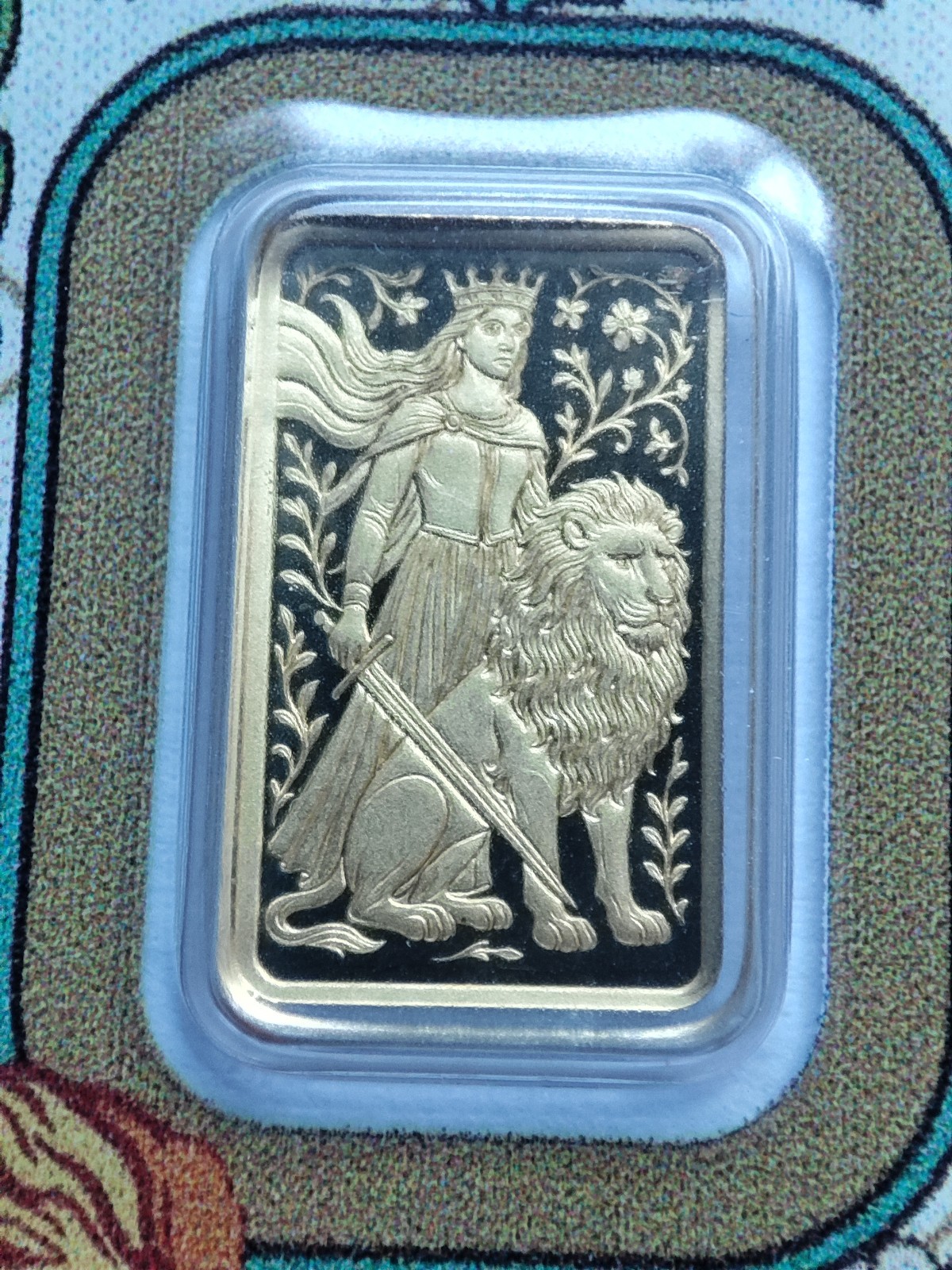 PAMP 1g Una & The Lion 999.9 Gold Bar – 3000 Limited Mintage – With Sleeve