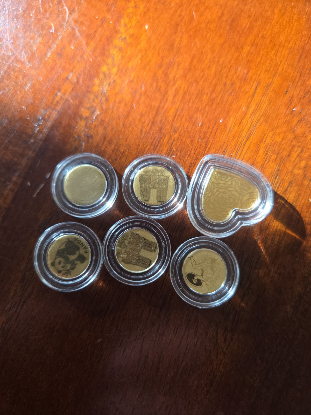 Lot Of 6 1/1000 Oz Gold Mixed Lot