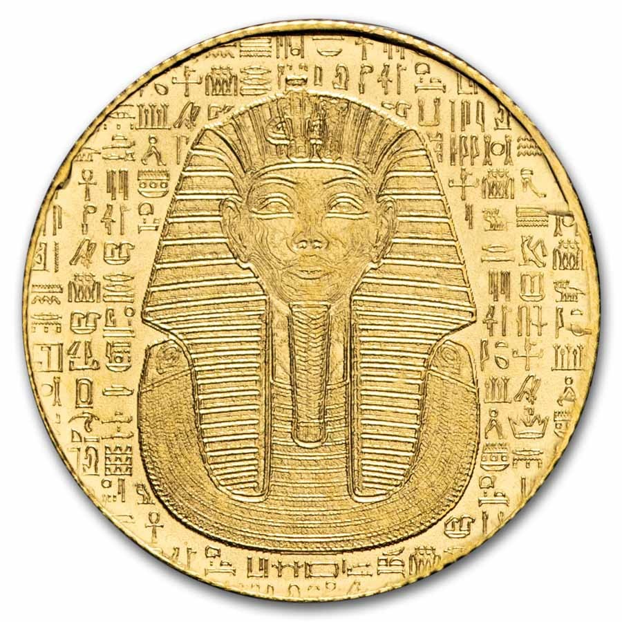 1/200 oz Gold Round: Egyptian King Tut – MPM