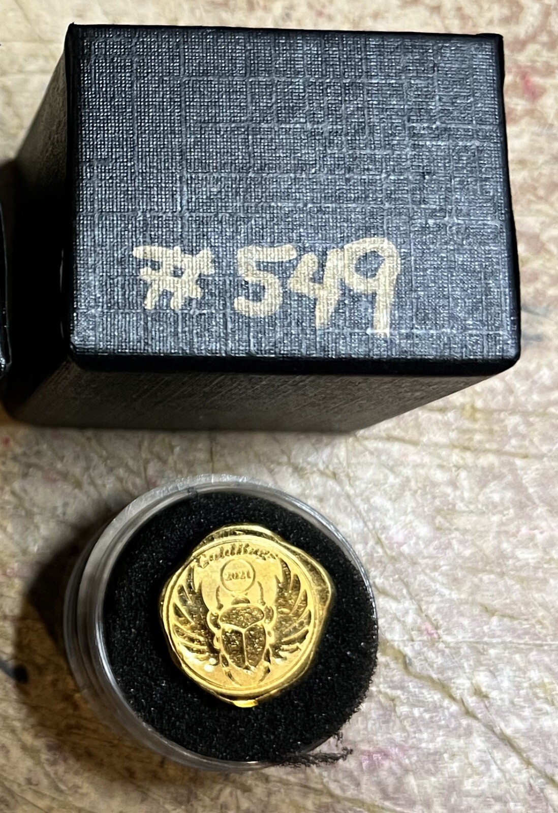 2021 1/4 Oz GoldBugs Group Round 999 hand poured by Lithic only 707 Made!