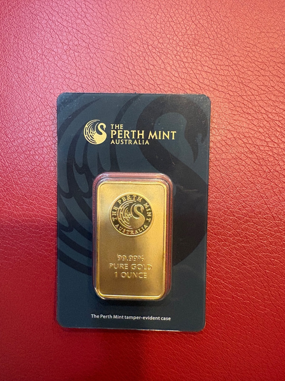 1 oz Perth Mint Gold Bar 99.99 Fine Sealed Assay Card – 24K Pure Gold