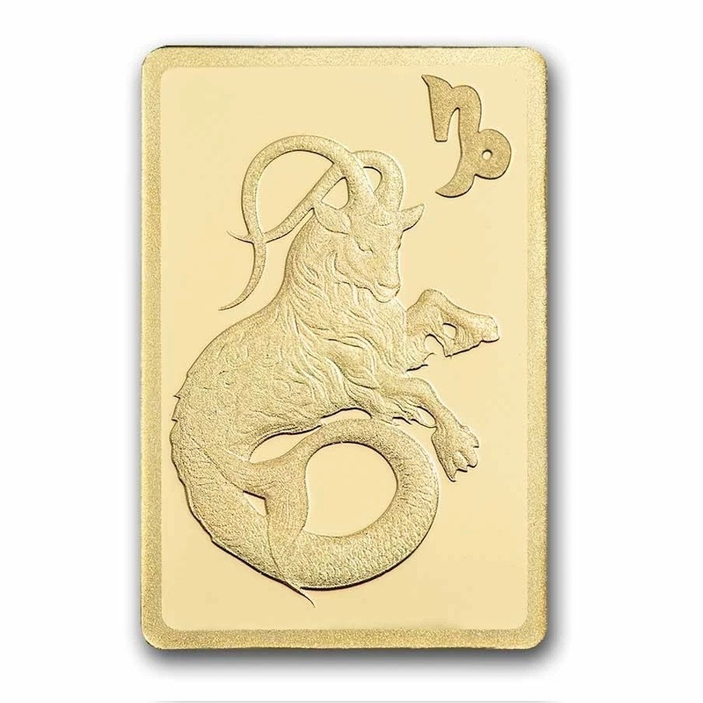 1/2 gram Gold Bar – PAMP Suisse Zodiacs – Capricone