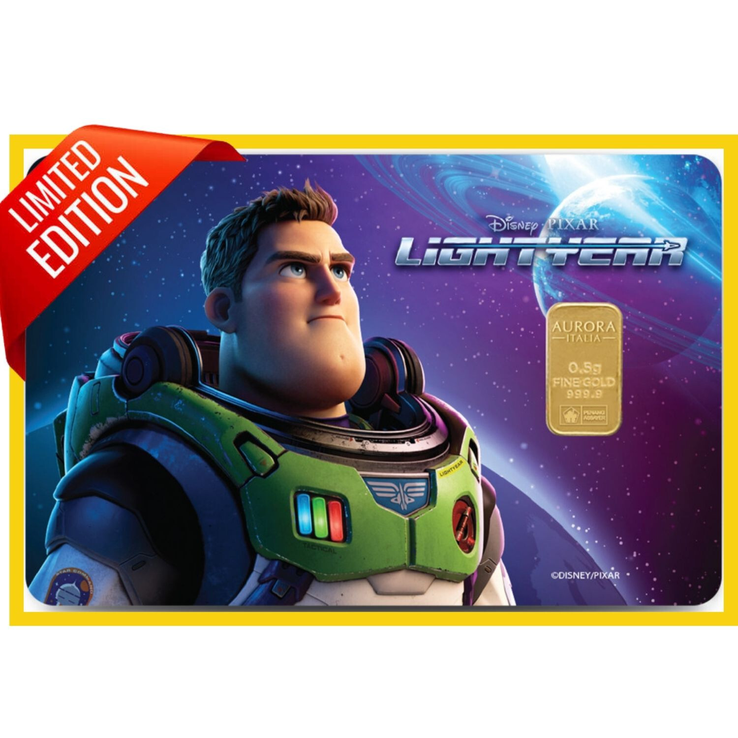 Light Year Limited Edition Gold Bar 0.5gram 999.9 FreeShip