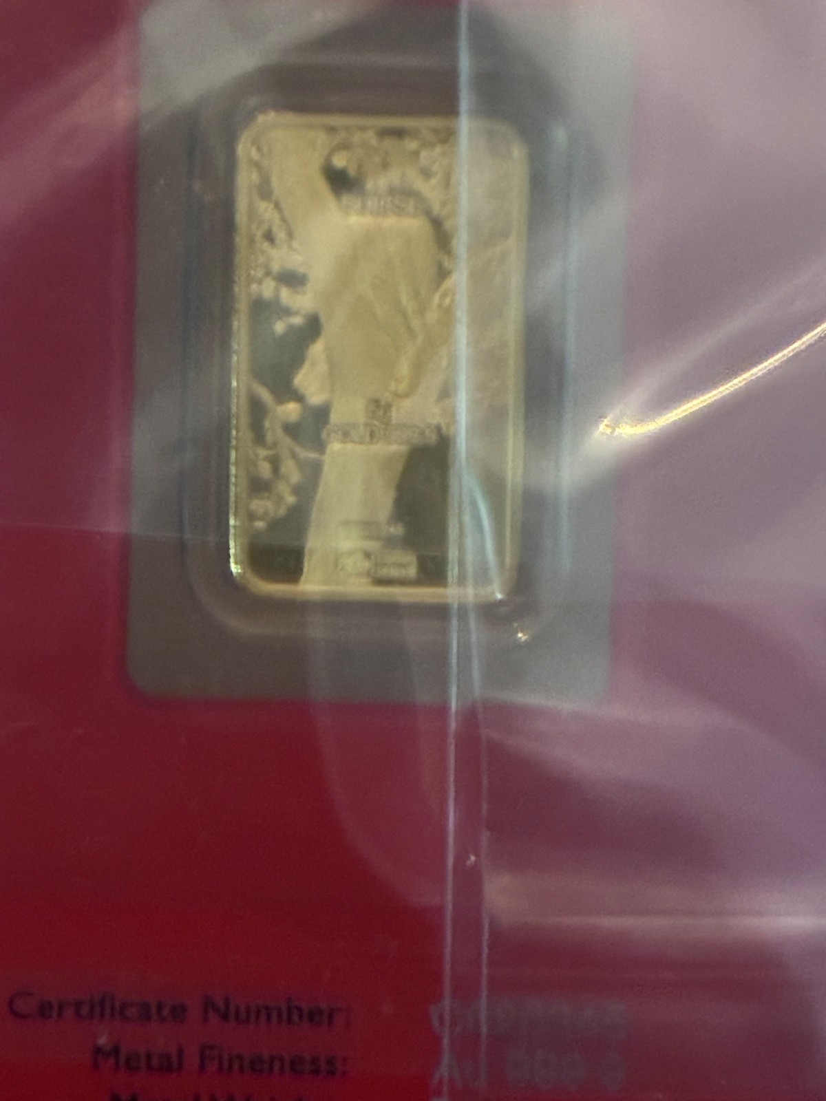PAMP Suisse 5 gram Gold Bar – Lunar Tiger 2022 – ASSAY CoA Card – Factory Sealed