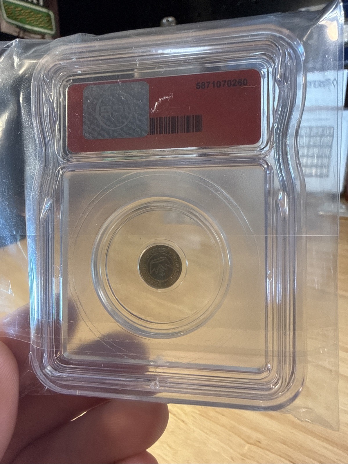 .5 (1/2) gram 0.9999 Fine Gold ICG MS70 Round Monarch Precious Metals Clover 🍀