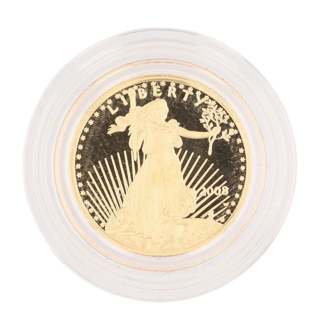 2 – 1/10 oz .999 Fine Gold American Eagle Round Bullion in Sealed Cases USA