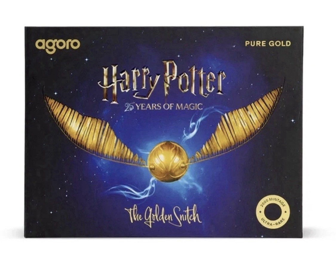 2026 Agoro Niue Harry Potter Golden Snitch 0.1g Gold Proof Coin 1603/2000