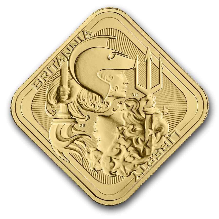 1 oz Gold Bar – The Royal Mint Britannia & Liberty