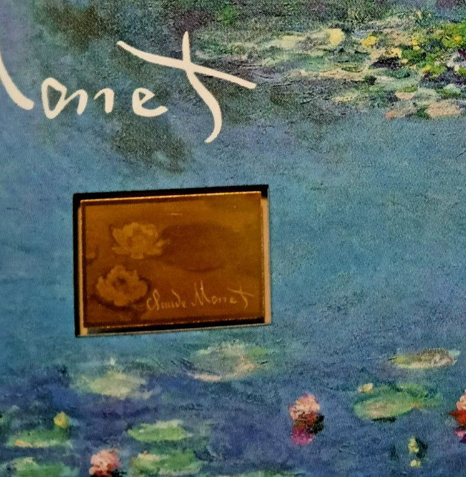 5 x 1/1000th oz gold coin bars meet fine art masterpieces investment cards