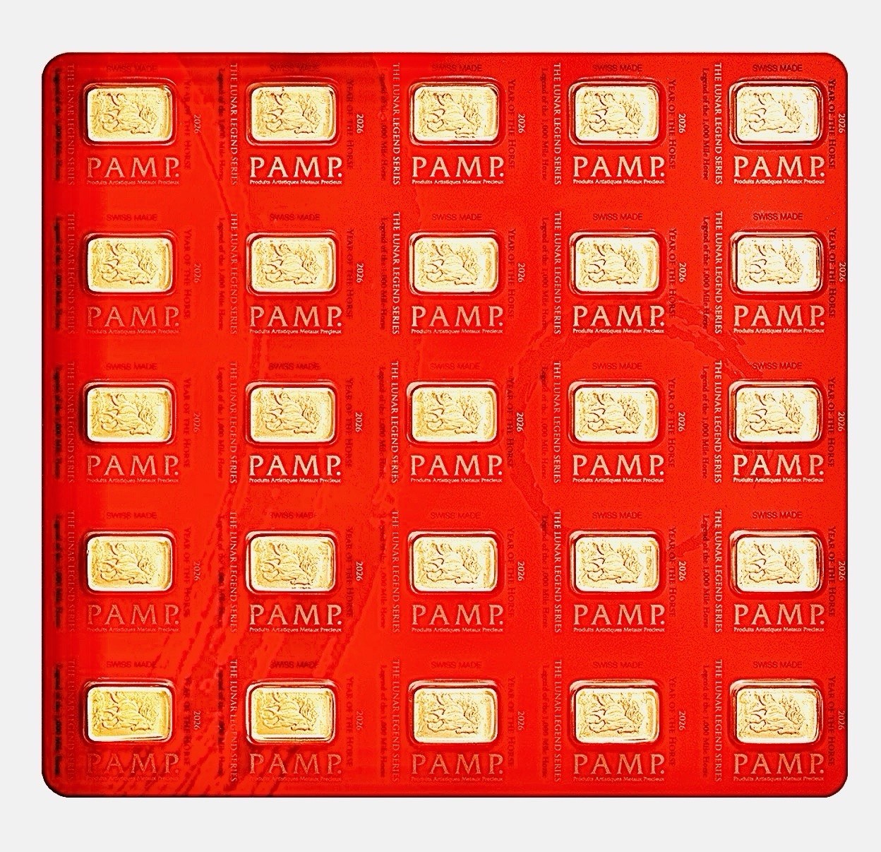 2026 1 Gram PAMP Suisse Lunar Legends Horse – Lucky For Customers From England