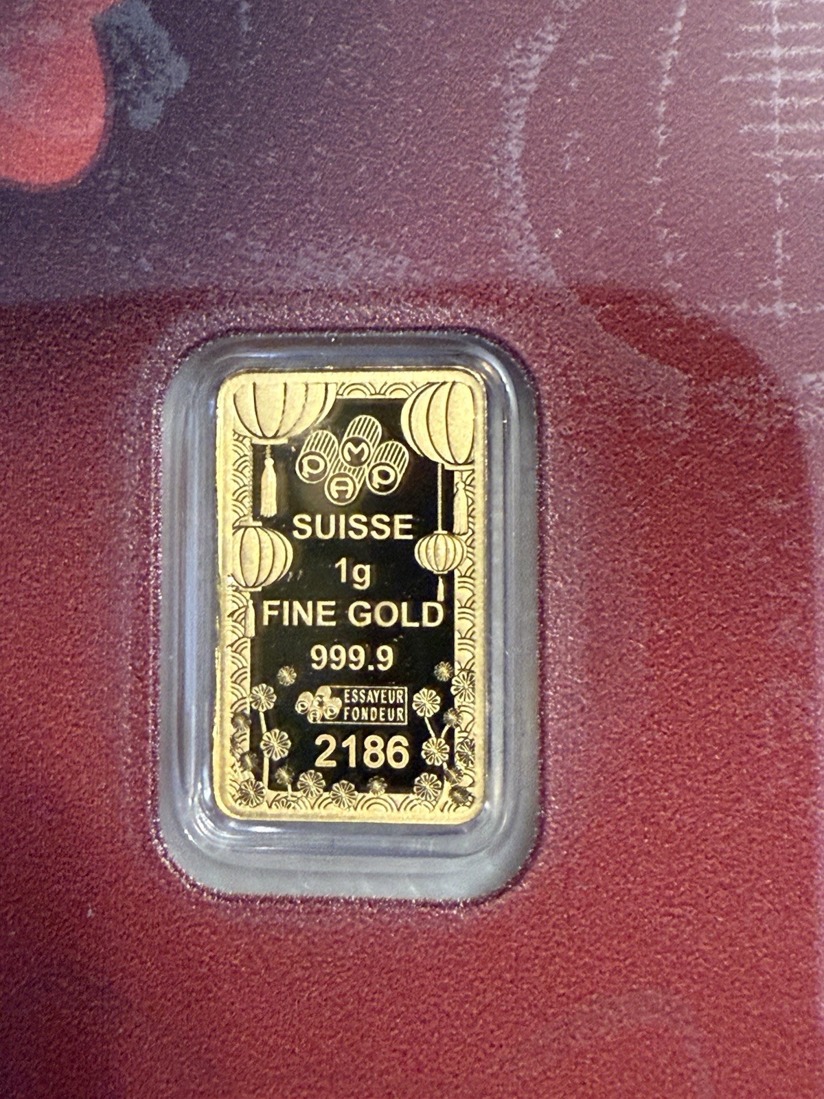 Super LOW Mintage of 3,000 Worldwide Pamp 1 Gram Gold Lucky Cat
