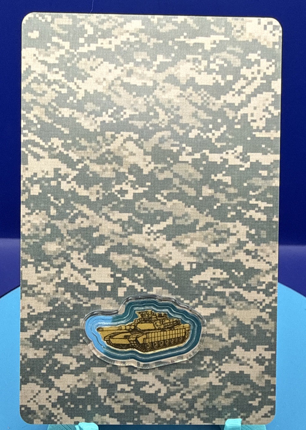 2026 U.S. Army Tank Shaped 1/1000 oz Gold Coin in Card (9,999 Mintage)