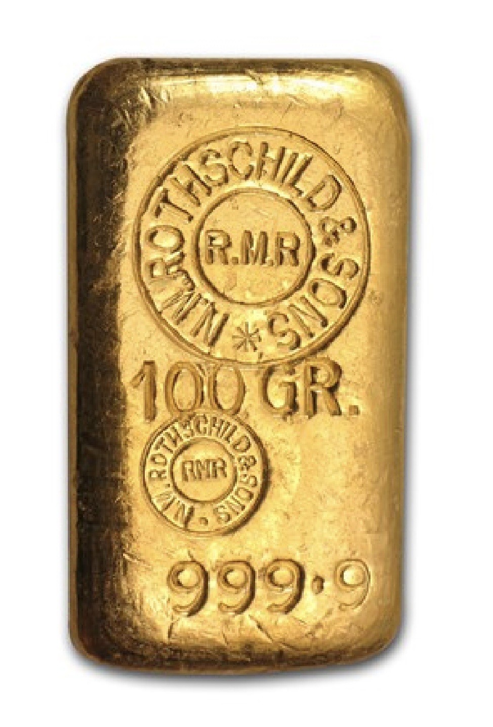 RARE Rothschild 100 Grams Gold Bar