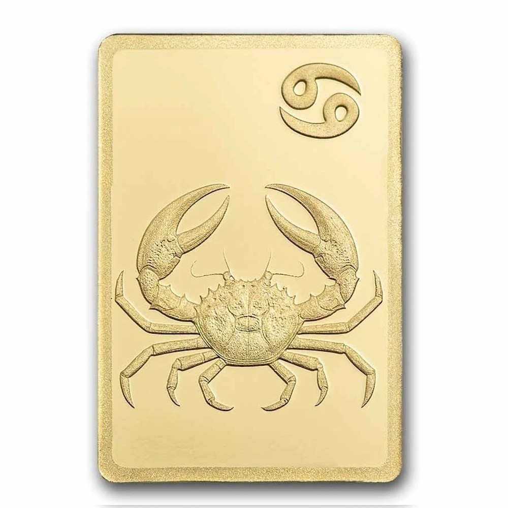 1/2 gram Gold Bar – PAMP Suisse Zodiacs – Cancer