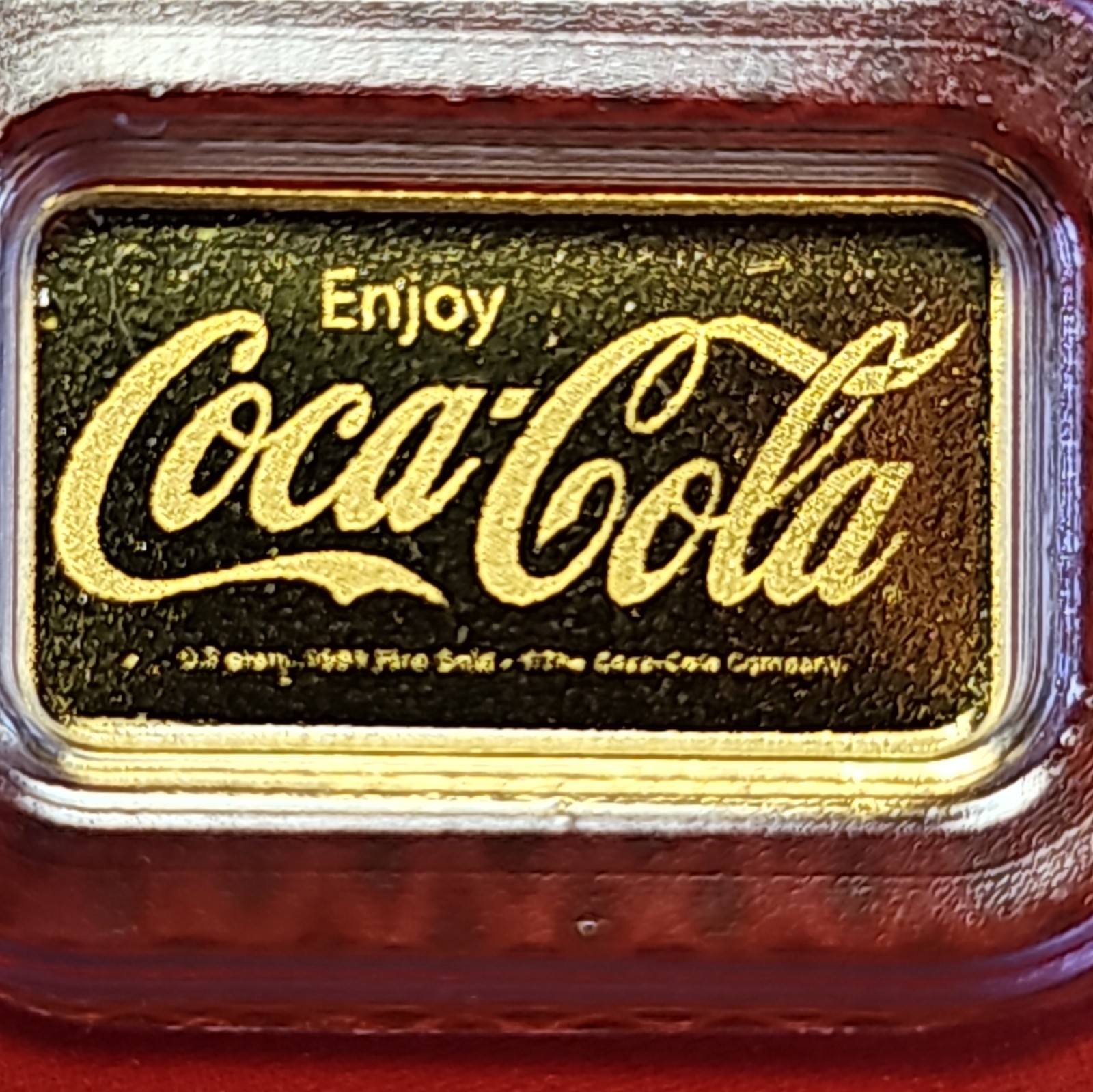 .5 g .9999 Gold Coca-Cola Bar Licensed Collectible