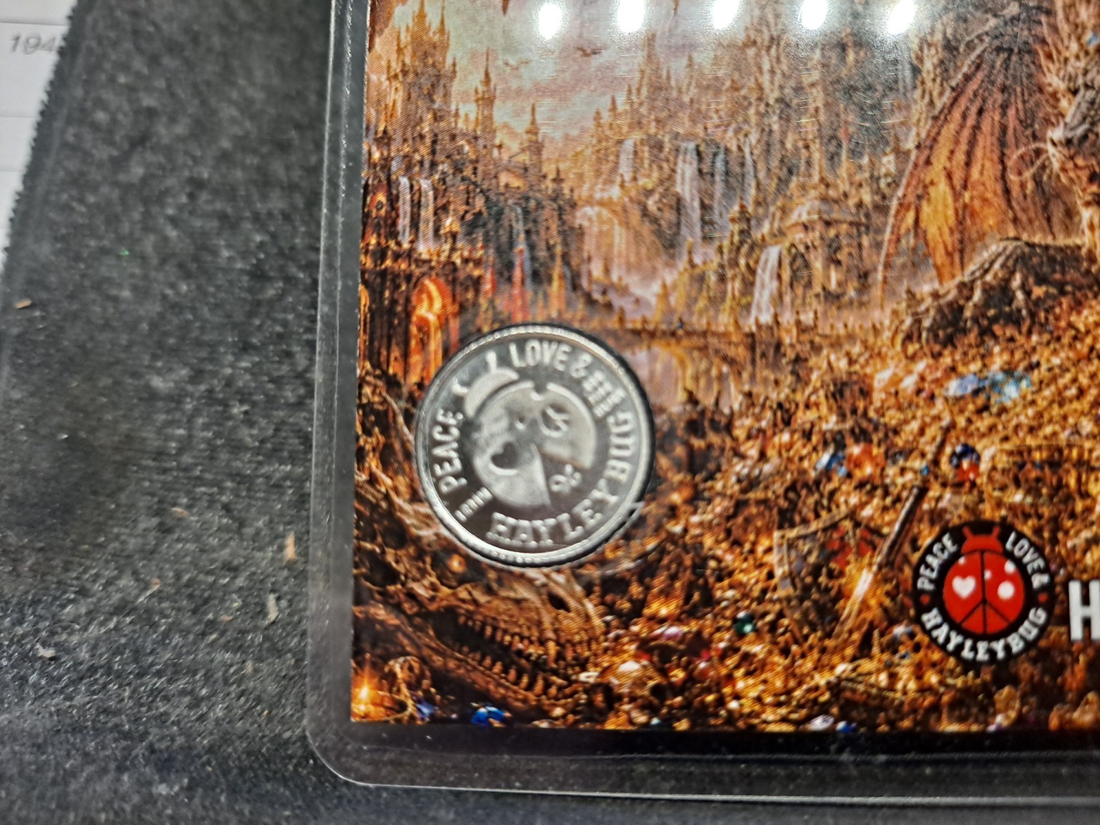 2026 PERSEUS Liberia Gold Coin 1/1000 oz .9999 Plus A Silver Card