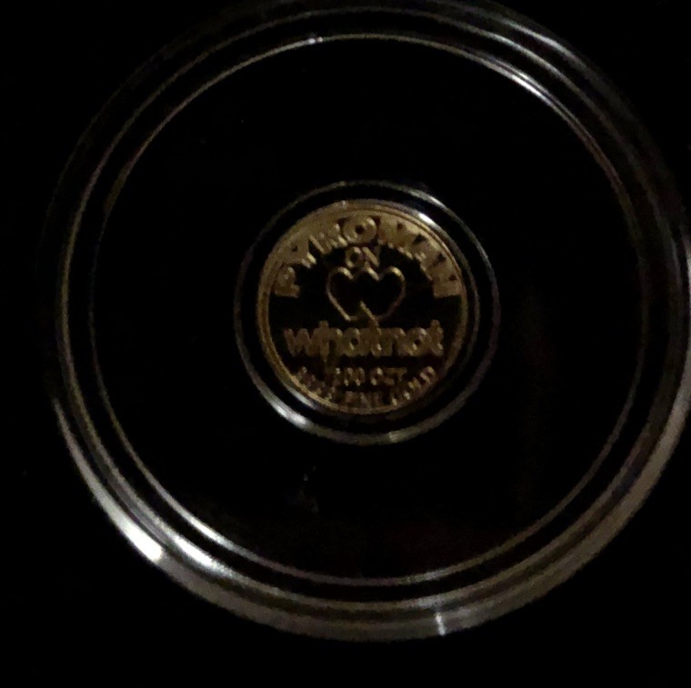 Zombie Sasquatch 1/200 oz .999 Fine Gold Round Coin