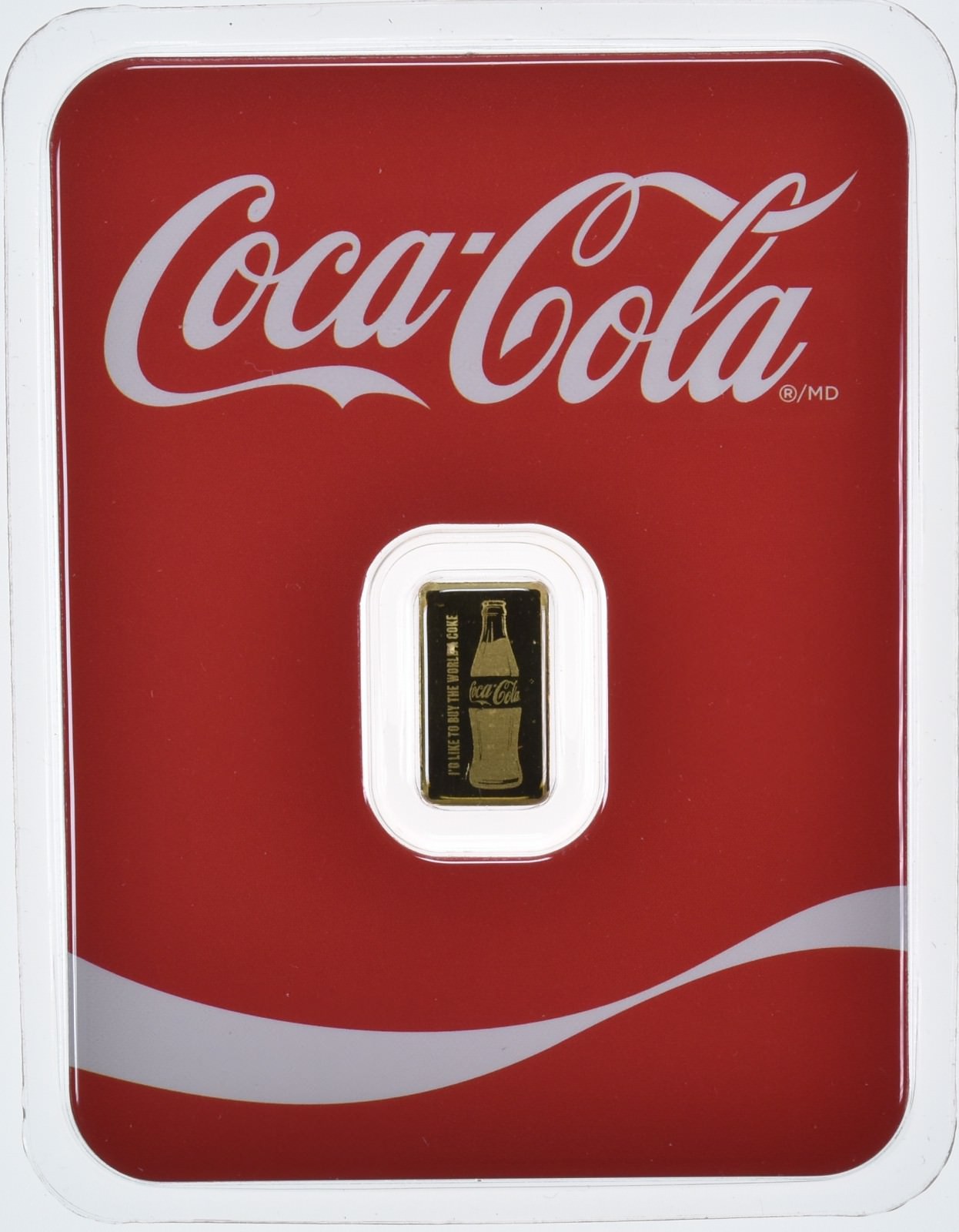 0.5 Gram Gold Bar Coca-Cola In Assay