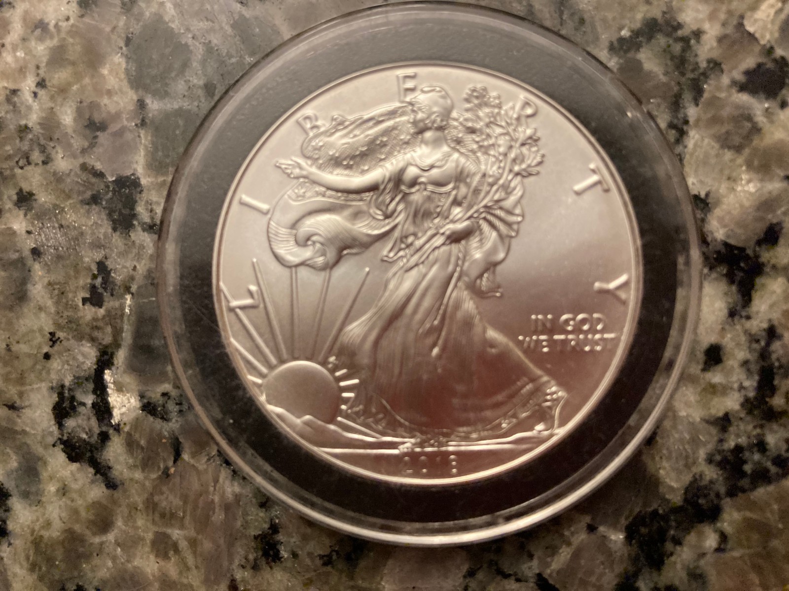 2018 1 OUNCE SILVER EAGLE .999 BU UNCIRCULATED