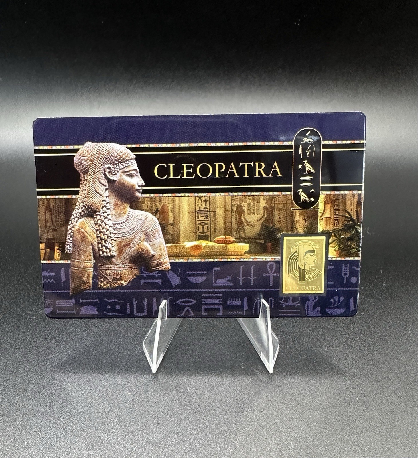 Cleopatra 1/1000 Oz .999 Gold Coin Bar 3000 Francs Chad