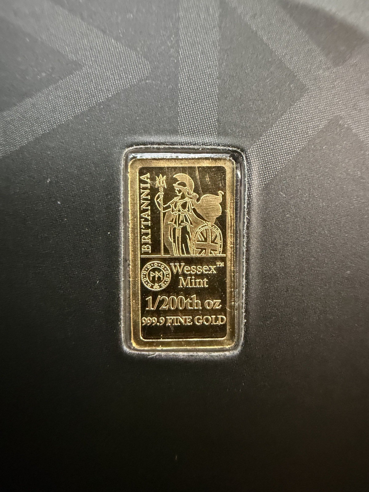4x 1/200 Oz Wessex Mint Britannia Design Fine Gold (999.9) Bullion Bars Sealed