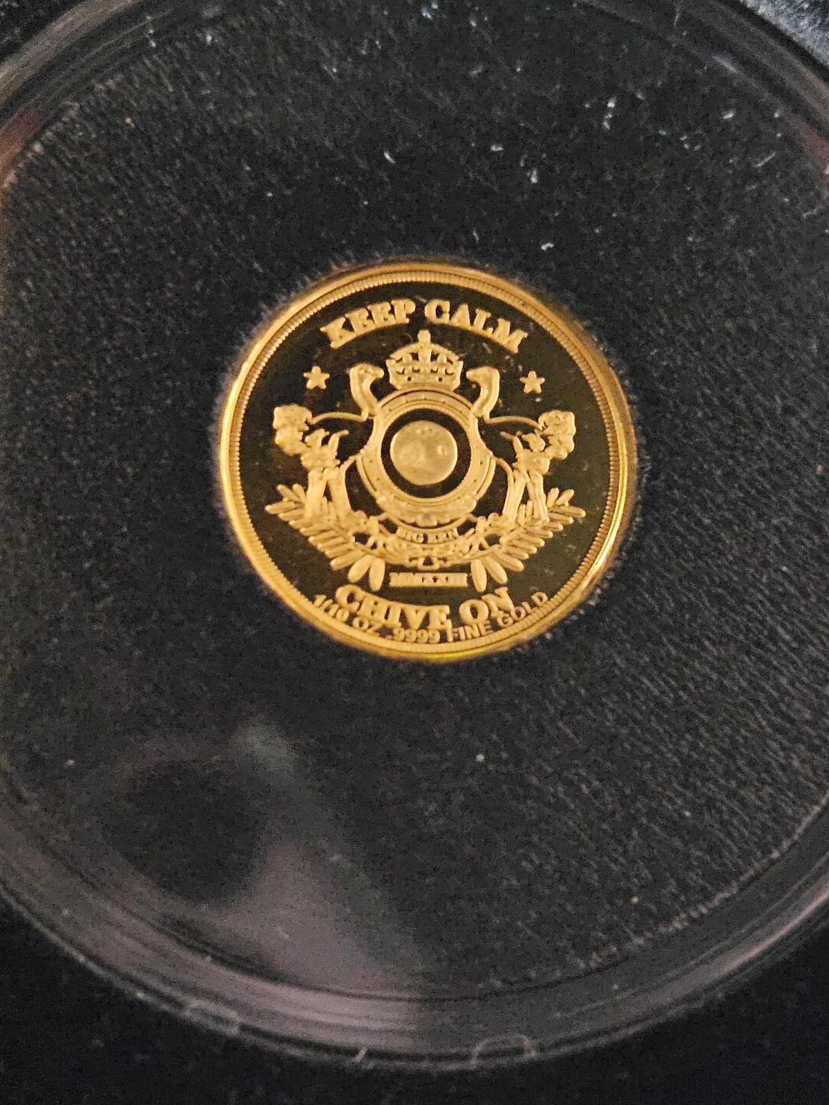 🌟 Chive Rare Coins Bill Murray Kingpin Big Ern 1/10 Oz GOLD Proof Coin #/75 COA
