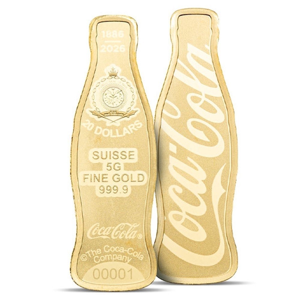 5 gram Gold Bar – PAMP Coca-Cola® 140 Years Anniversary