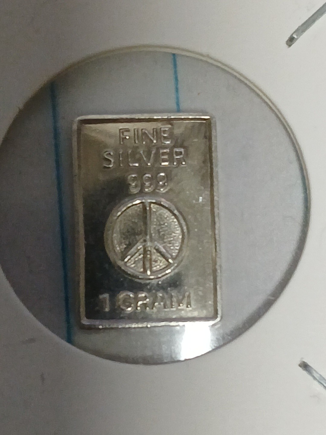 1 Gram Silver Buffalo Bar .999 Fine