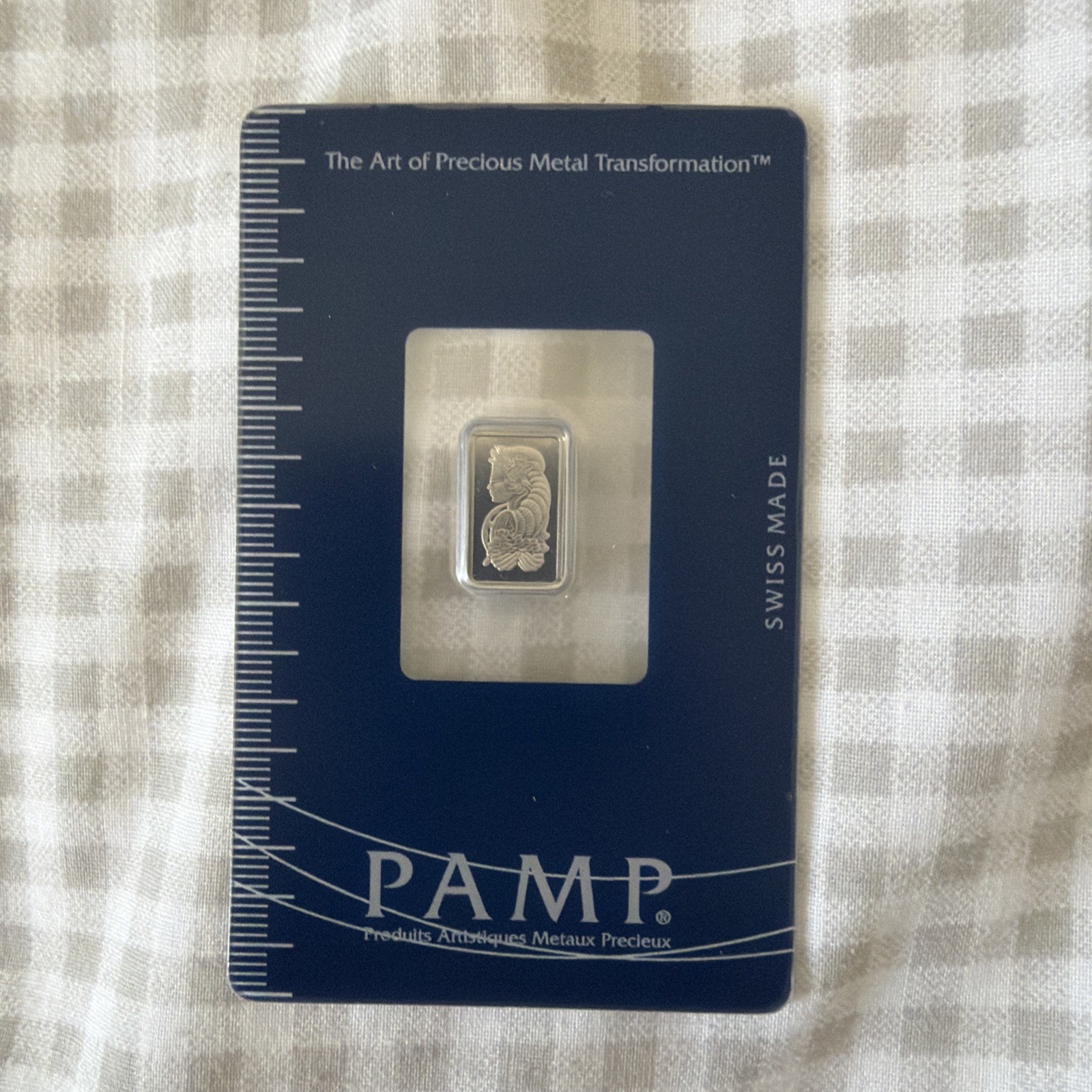PAMP Suisse Lady Fortuna Platinum Bar 1g 999.5