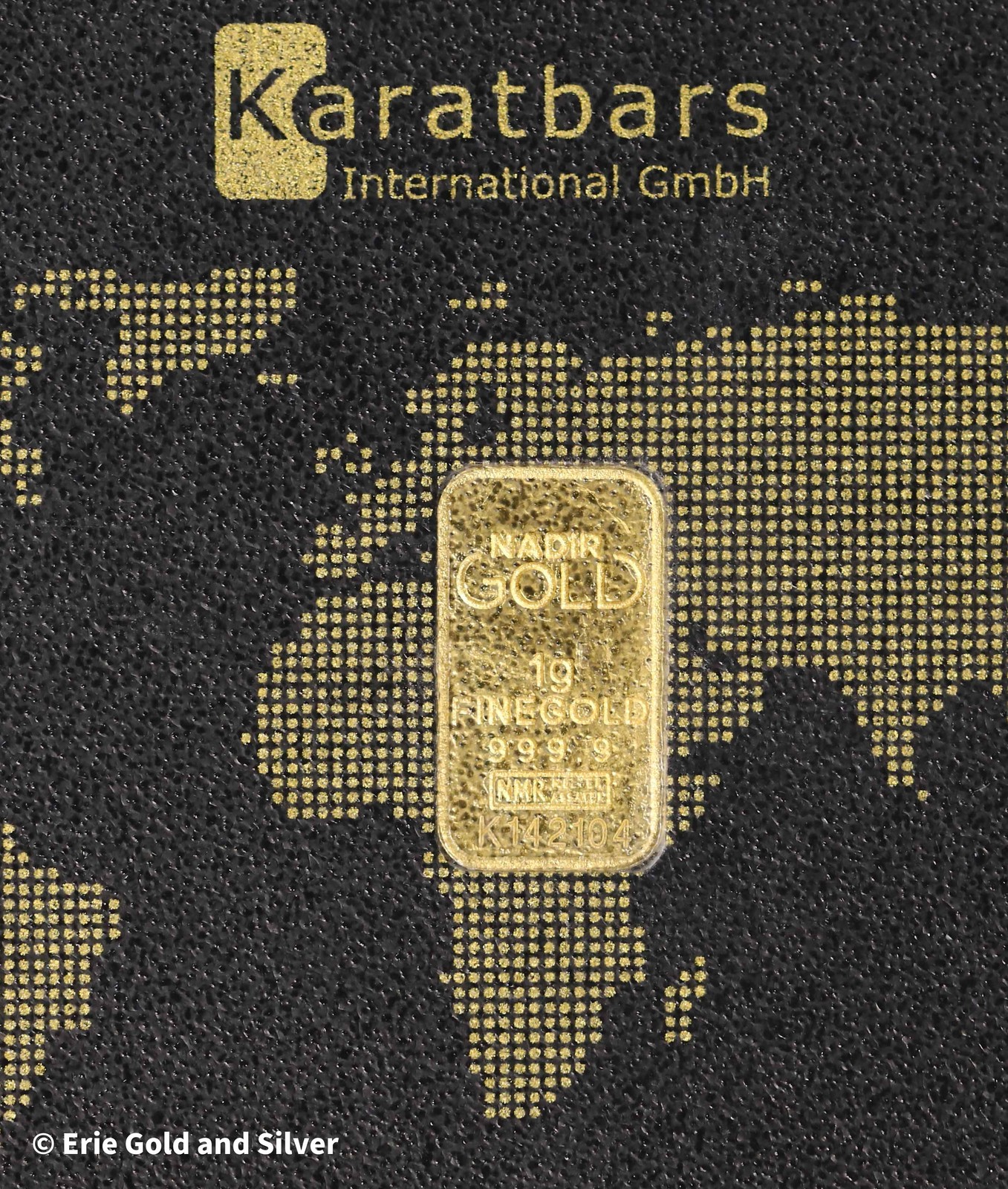 Karatbars 1 Gram .9999 Gold Bar in Assay Card