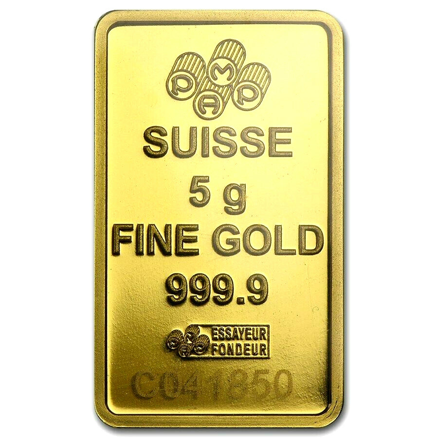 5 G PAMP SUISSE .9999 LADY FORTUNA GOLD BAR + 10 PIECE ALASKAN PURE GOLD NUGS
