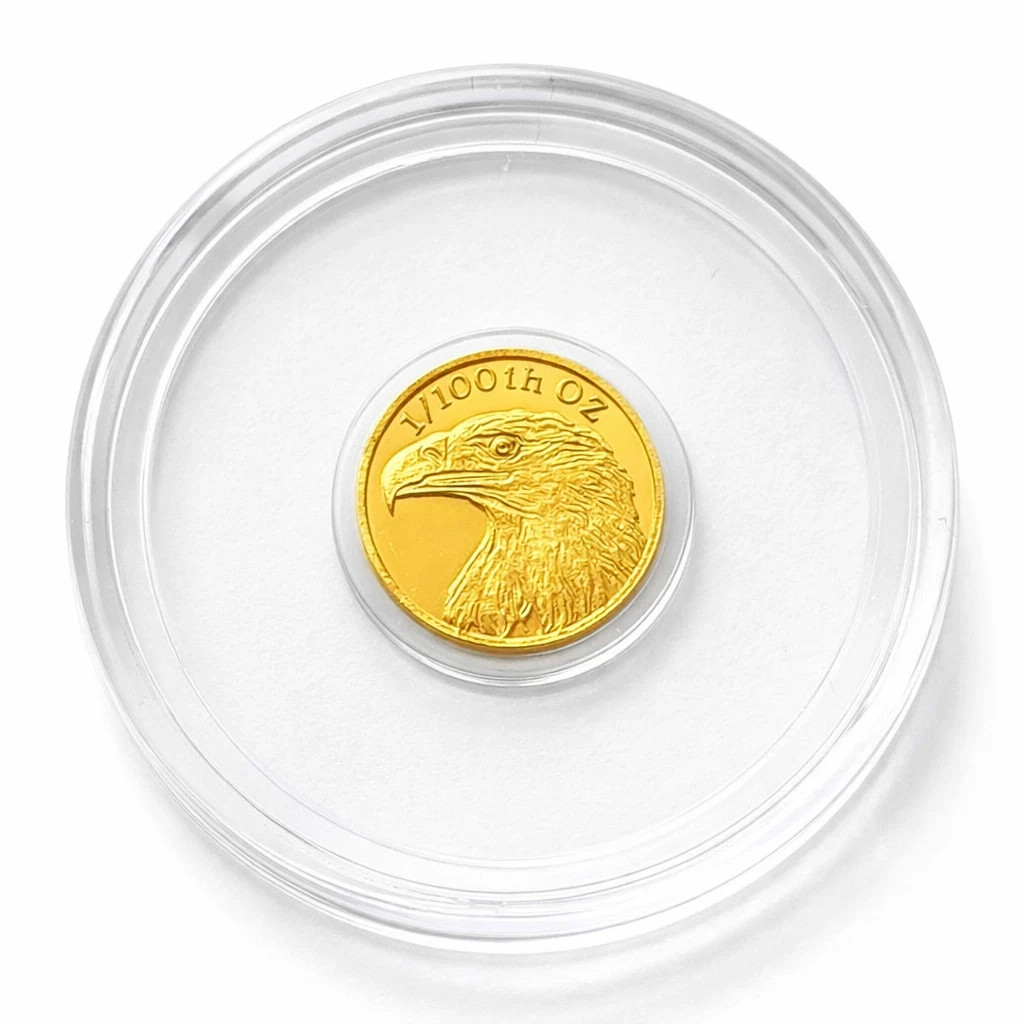 24K Gold 3 Coin Set – Eagle Flag / Mercury / Scarab – .9999 Fine Bullion