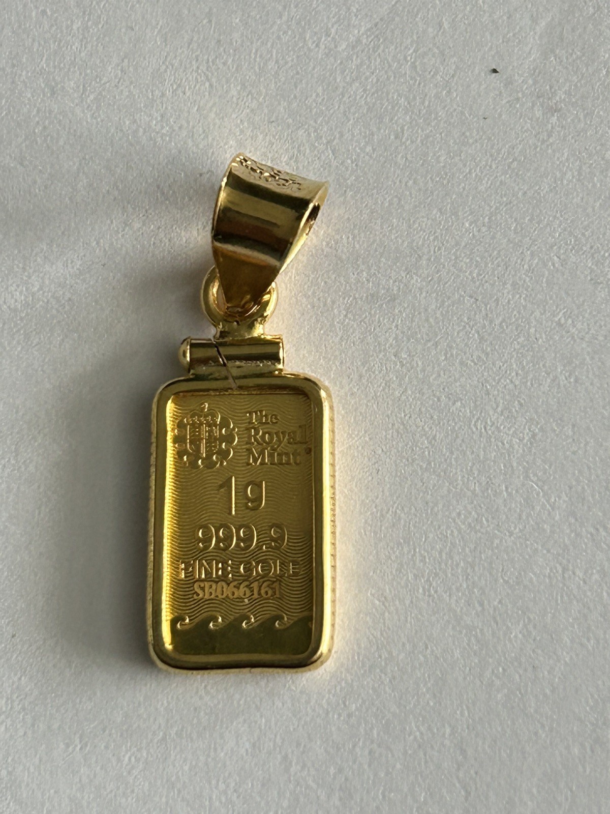 1gram Royal Mint Britannia Bezel -Mount 14k Rolled Gold – Bar not included