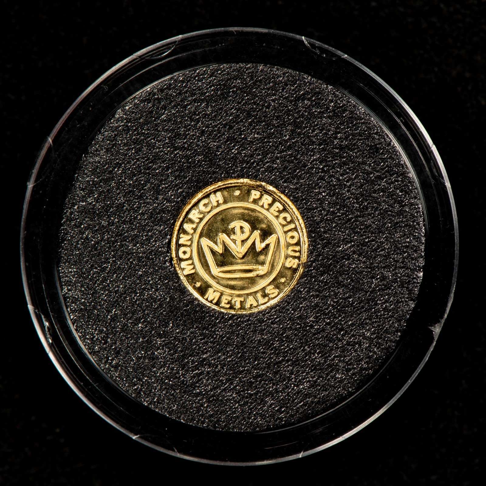 1/4 gram .25 g Gold Round MPM Monarch Precious Metals Lucky Horseshoe – G5705