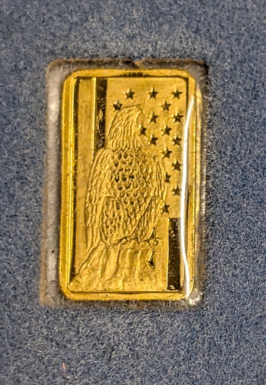 RARE 1 Gram .9999 Gold Bar ~ “Spirit of America” by Leach & Garner Attleboro, MA