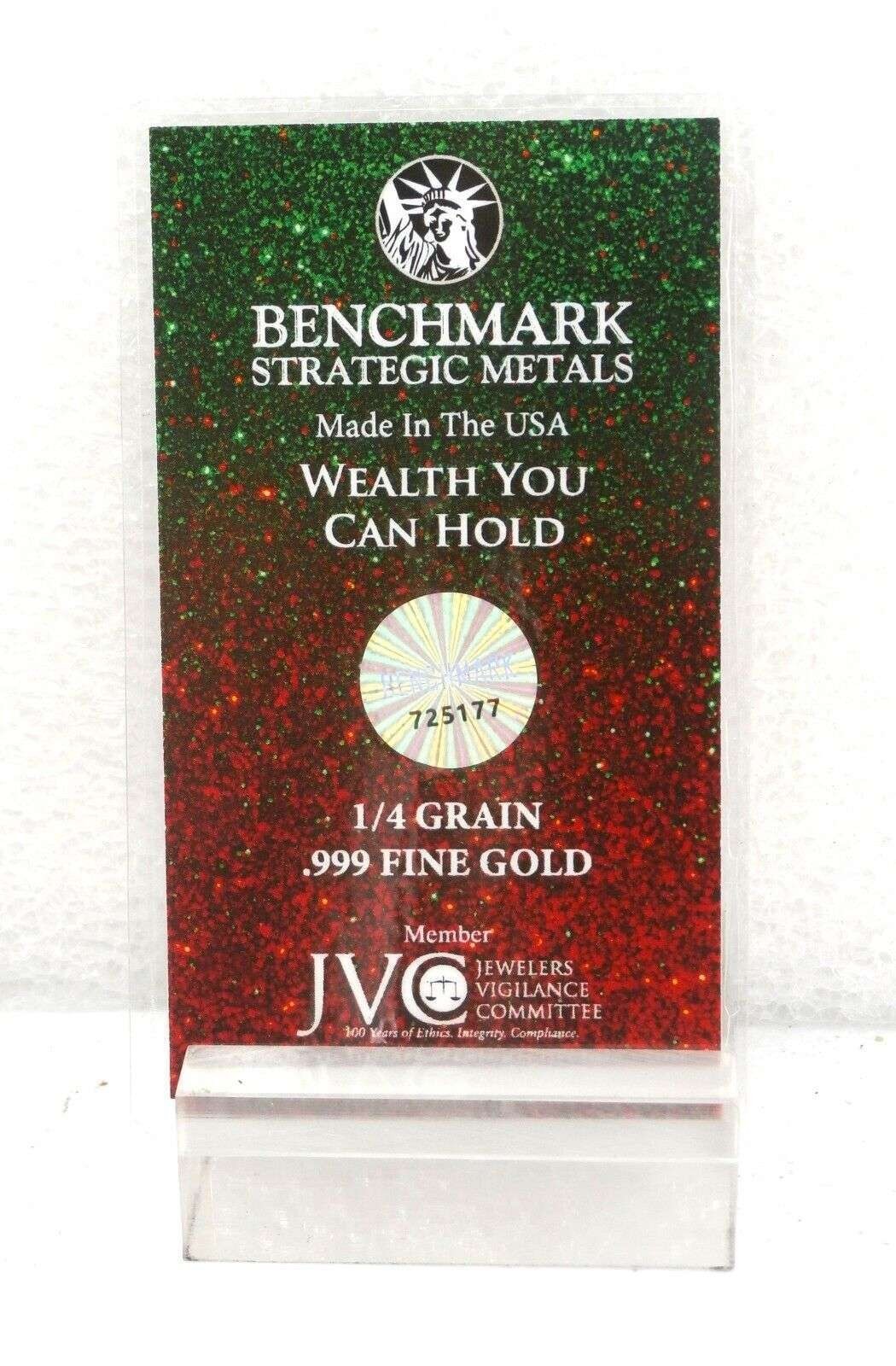 Cool Christmas – 1/60 Gram Pure .999 Fine 24k Gold 3mm X 6mm