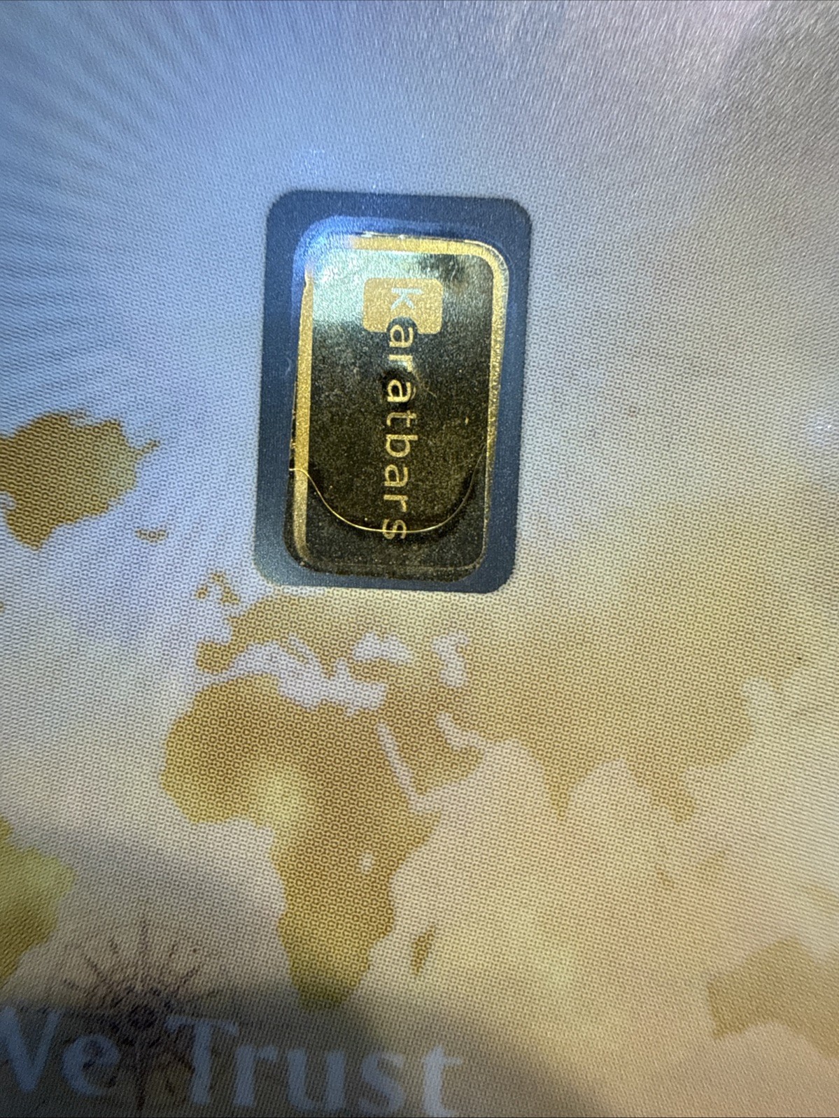 KARATBARS .1 GRAM .9999 FINE 24K GOLD BARS KARATPAY 1/10G SET OF 2