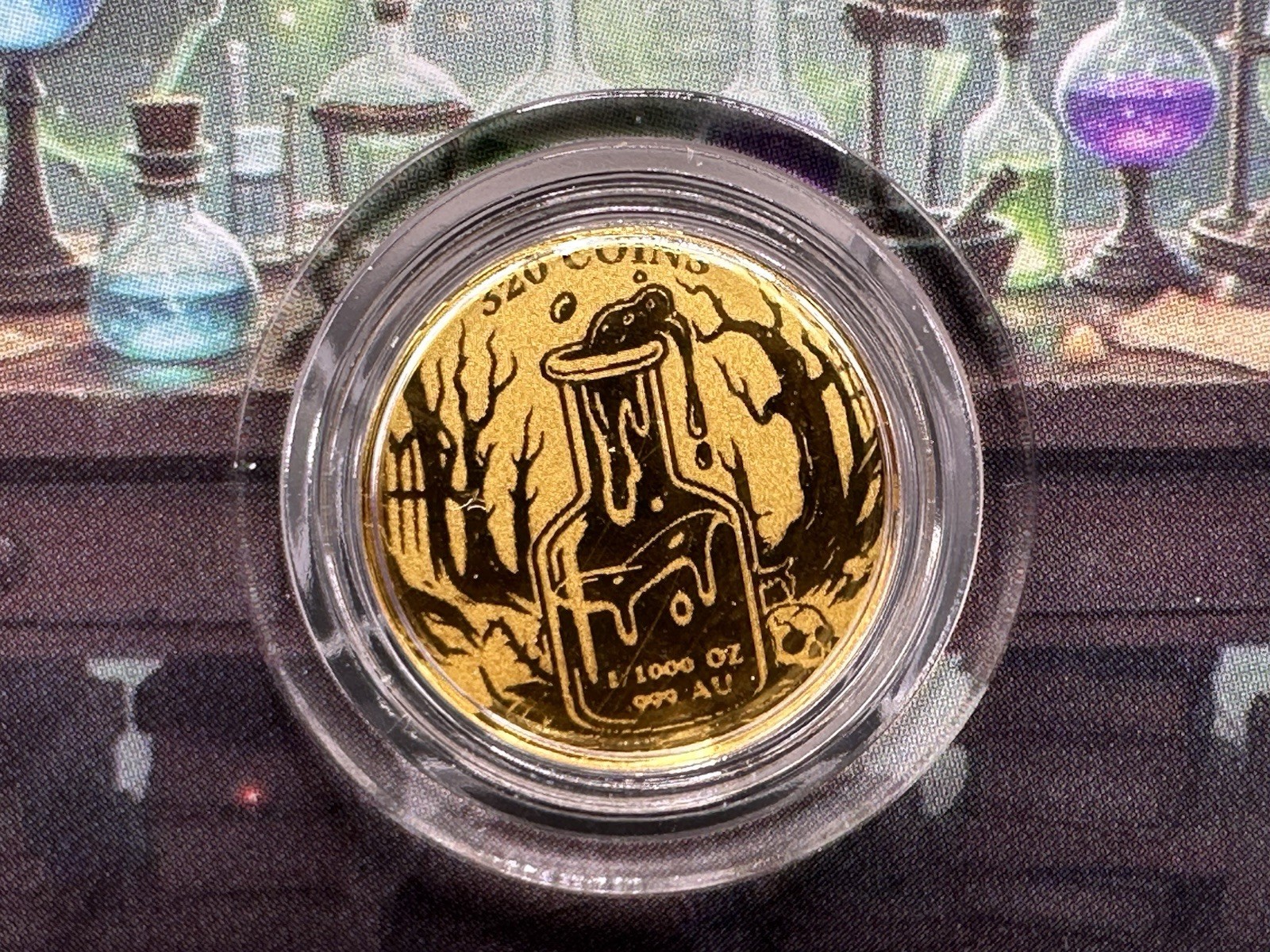 1 Each 1/1000 oz .9999 Fine Gold & .9999 Fine Platinum!!!