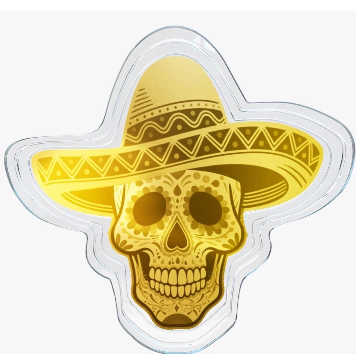 2026 Dia De Los Muertos 1/1000 oz .9999 Gold Coin In Card 💀 Limited Mintage