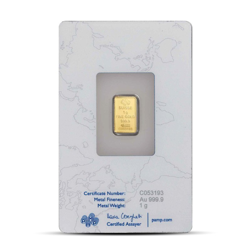 1 Gram PAMP Rosa Gold Bar