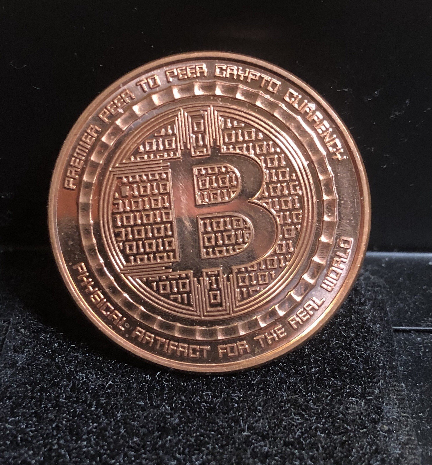 1 oz .999 Fine Copper Bitcoin Blockchain Round – Digital Economy Series