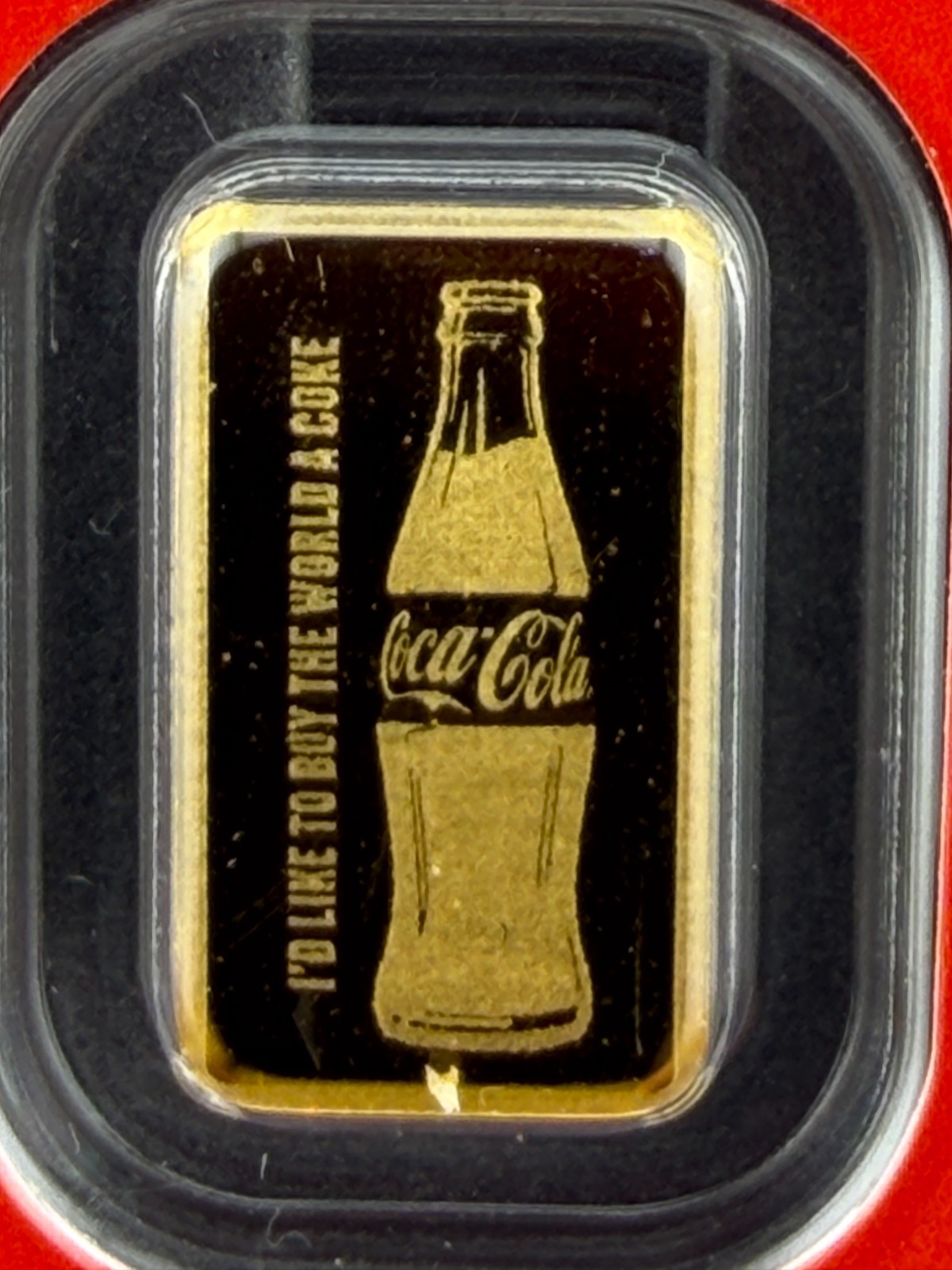 🥤 Coca-Cola 1/2 Gram .9999 Pure Gold Bar in Assay Package – Collectible Gold ✨