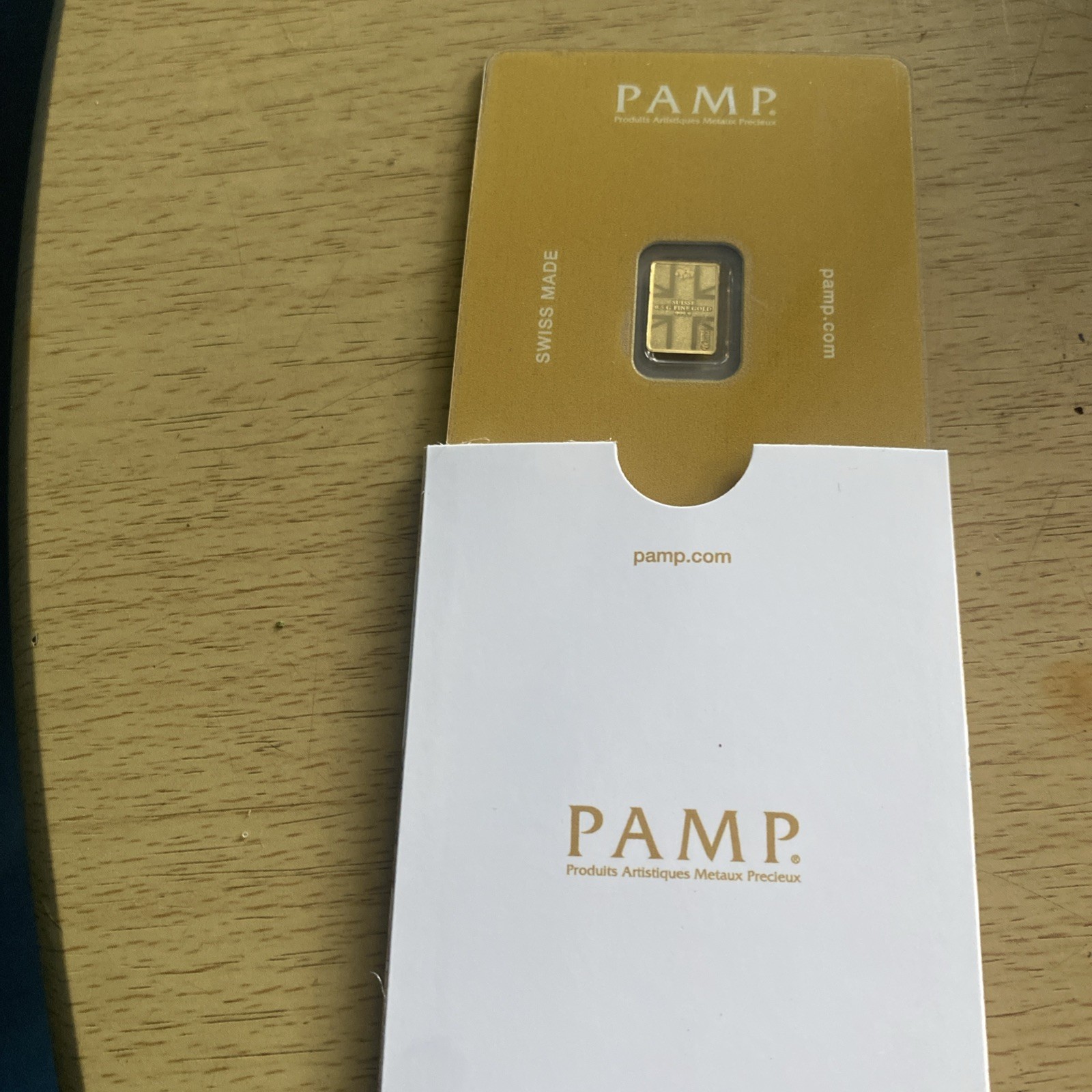 0.5g pure gold bar lion of england