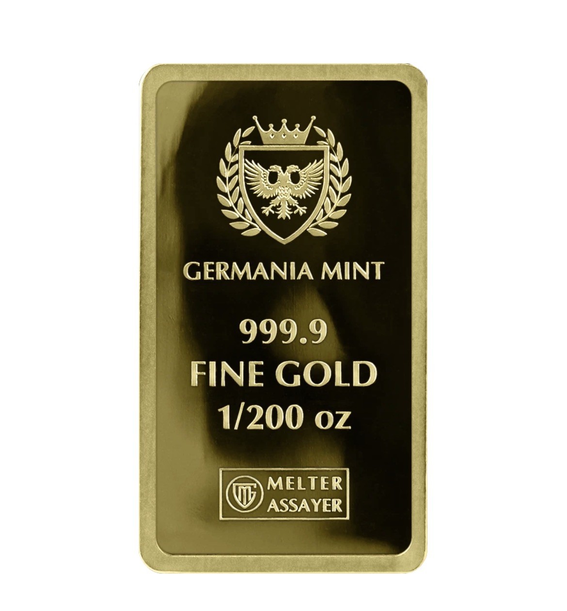 Germania Mint Lady Germania Minted 1/200 oz Gold Bar in Assay Card