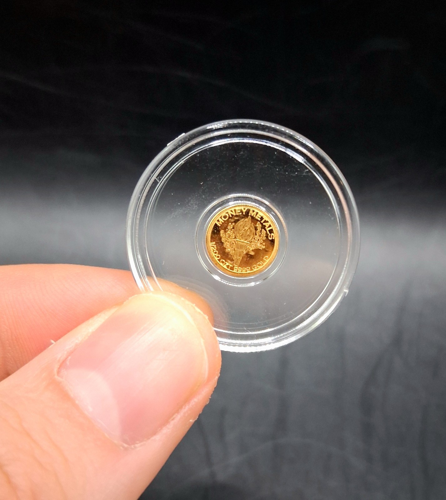 ​.9999 FINE GOLD ROUND 24K MERCURY WINGED LIBERTY FRACTIONAL MICRO PURE BULLION