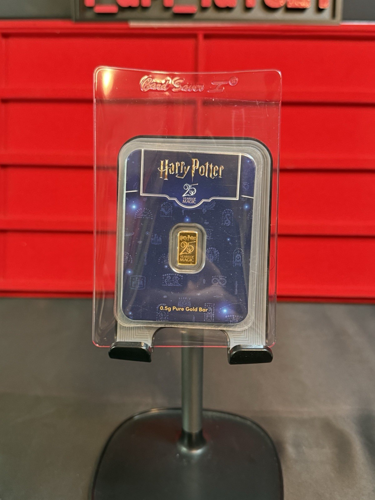 VERY LOW SERIAL #00009 Harry Potter 25 years Of Magic 0.5g Pure Gold Bar PAMP