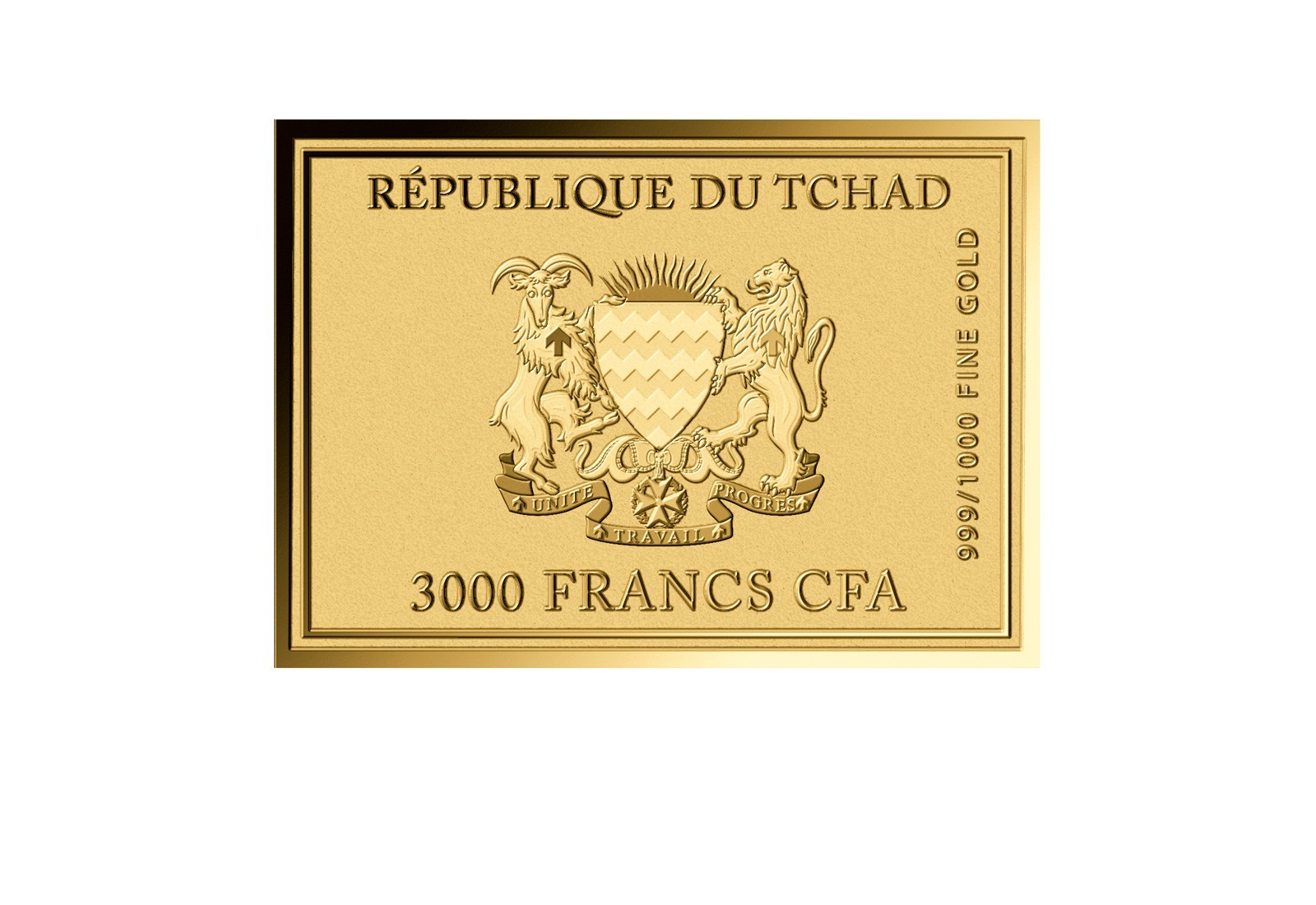 Renoir The Rowers Breakfast 1/1000 Oz Gold 999 Coin card Chad 2024