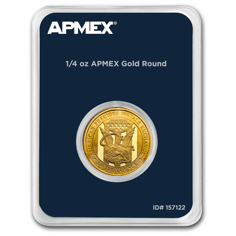 1/4 oz Gold Round – APMEX (In TEP Package)