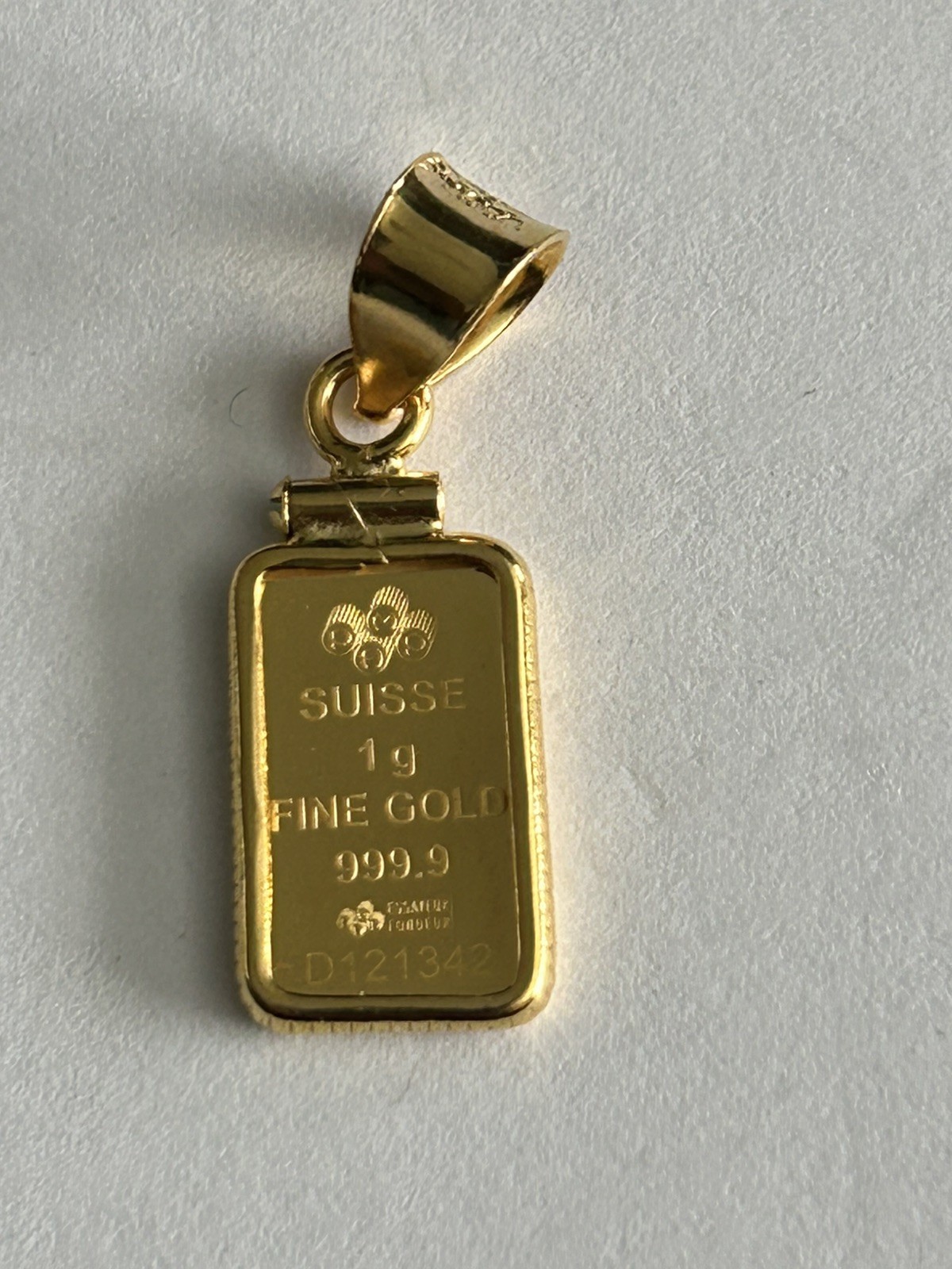 1gram Royal Mint Britannia Bezel -Mount 14k Rolled Gold – Bar not included